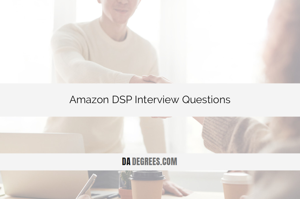 Gear up for success at your Amazon DSP interview with our comprehensive guide to top interview questions. Navigate the competitive world of delivery services with strategic insights and example responses tailored for Amazon DSP. Click now to confidently ace your interview and secure your position in the fast-paced and dynamic environment of Amazon Delivery Service Partners.