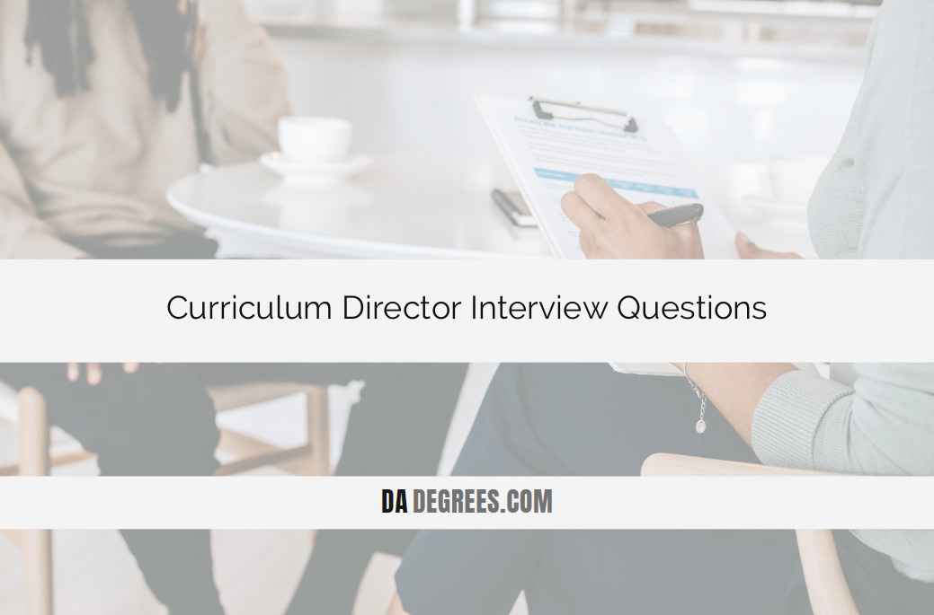 Chart your course to success in education leadership with our guide to Curriculum Director Interview Questions. Master the intricacies of curriculum development, educational strategy, and leadership. Click now to enhance your readiness with tailored questions and expert insights into the dynamic world of curriculum direction. Whether you're a seasoned educator or entering the field, stand out in interviews with confidence and a deep understanding of educational leadership principles. Ace your Curriculum Director interview and position yourself as a visionary shaping the future of education.