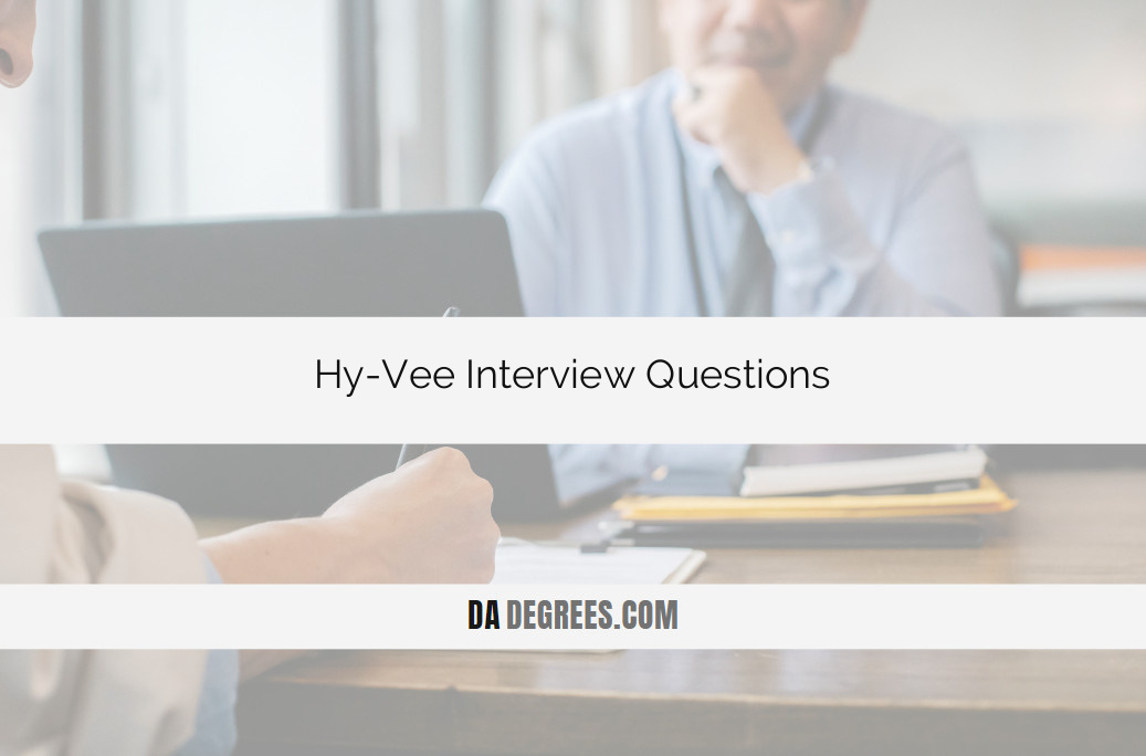 Prepare for success at Hy-Vee with our comprehensive guide to interview questions. Whether you're passionate about grocery retail or pursuing a career in customer service, unlock key insights and winning responses. Click now for a competitive edge in your Hy-Vee interview, ensuring you stand out and thrive in the dynamic world of supermarket excellence.
