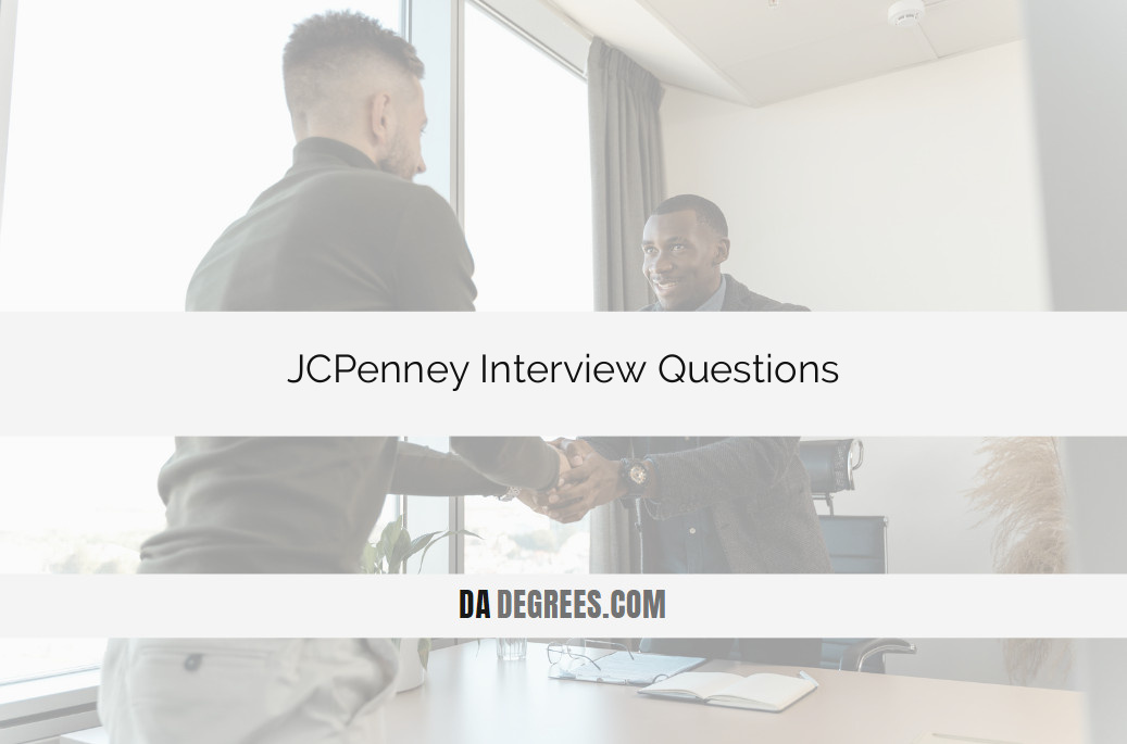 Navigate your JCPenney interview with ease using our expertly crafted guide! Explore a comprehensive list of JCPenney interview questions and strategic answers to impress recruiters. Click now for insider insights into the hiring process, boost your interview preparation, and increase your chances of landing a job at JCPenney. Ace your interview with confidence using our valuable tips!