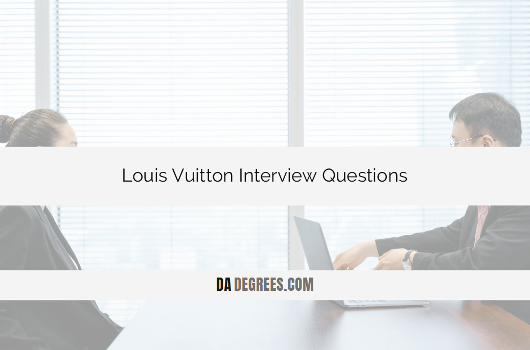 Prepare for success in your Louis Vuitton interview with our curated guide to Louis Vuitton Interview Questions. Ace your job interview with confidence by mastering common questions and gaining valuable insights into the unique aspects of the luxury fashion industry. Explore expert tips and strategies tailored to Louis Vuitton's distinctive culture. Elevate your career prospects with the inside scoop on what to expect. Click now to boost your interview readiness and leave a lasting impression in the world of high-end fashion.