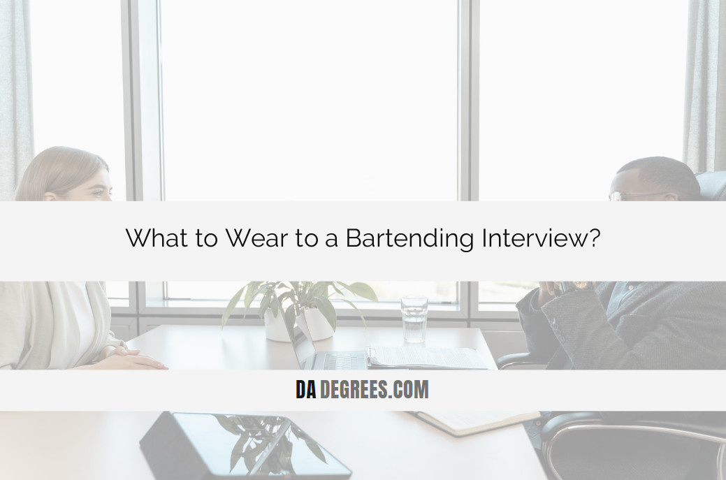 Craft the perfect impression at your bartending interview with our style guide on what to wear. Shake up your attire choices for success behind the bar, balancing professionalism with flair. Click now for expert tips and ensure you mix the right elements to stand out in your bartending interview attire.